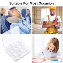 21 Pairs Ear Plugs for Sleeping Soft Reusable Moldable Silicone
