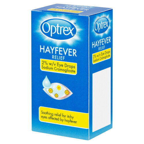 Optrex Optrex Hayfever Relief, 2% w/v Eye Drops Sodium Cromoglicate, 2