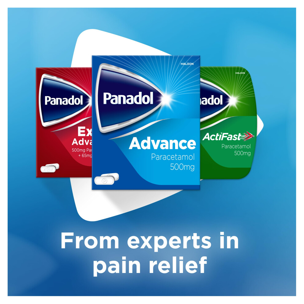 Panadol Advance Painkillers, 500Mg Paracetamol Tablets, Pain Relief