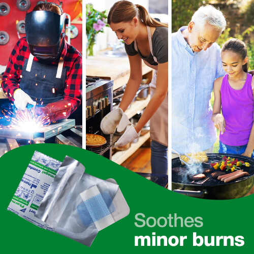 Safety First Aid Group HypaSoothe Burn Plasters Sterile 2