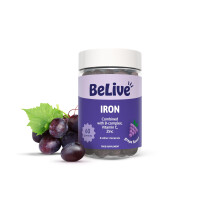Iron Gummies Supplement with Vitamin C, A, Vitamins B Complex,