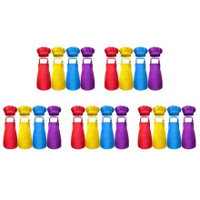 40-Teiliges Kinderschürzen- und Kochmützen-Set, Verstellbar, mit 2-Taschen-Küchenschürzenschürze