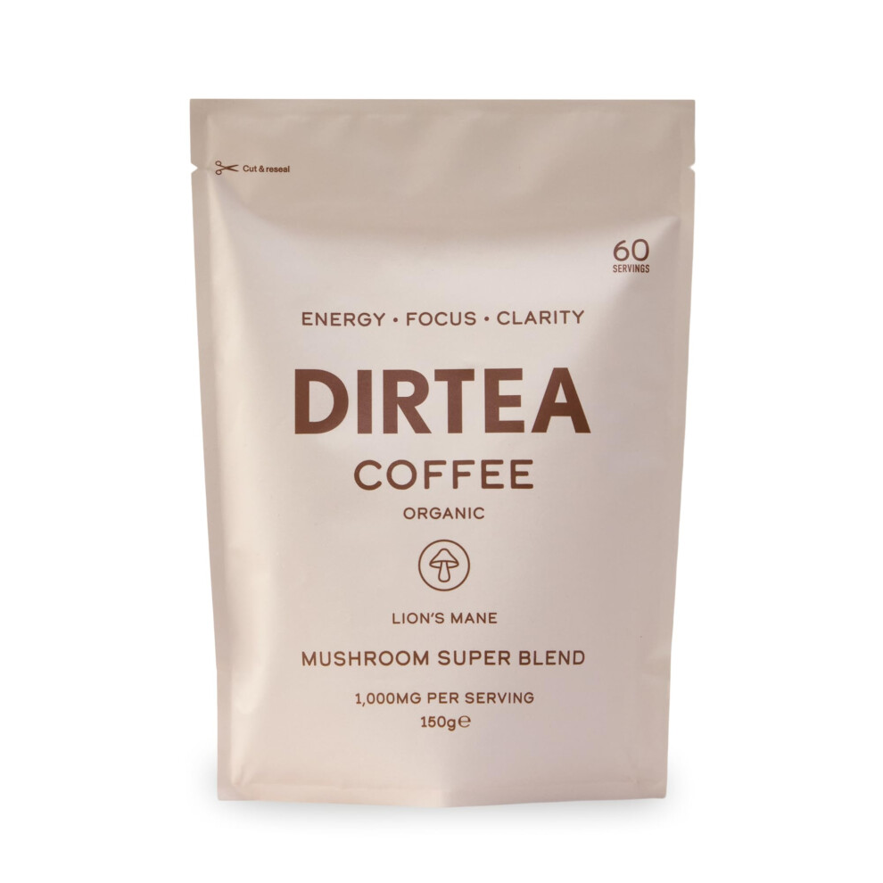 Dirtea Coffee With Organic Lion's Mane - 60 Servings - 100% Arabica