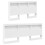 VidaXL vidaXL Storage Headboard with Shelf White 160 cm Engineered Wood 5