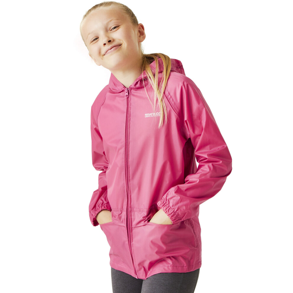Regatta (15-16 Yrs, Jem) Kids Boys Girls Stormbreaker Waterproof Shell Walking Jacket Rain Coat - Image 2