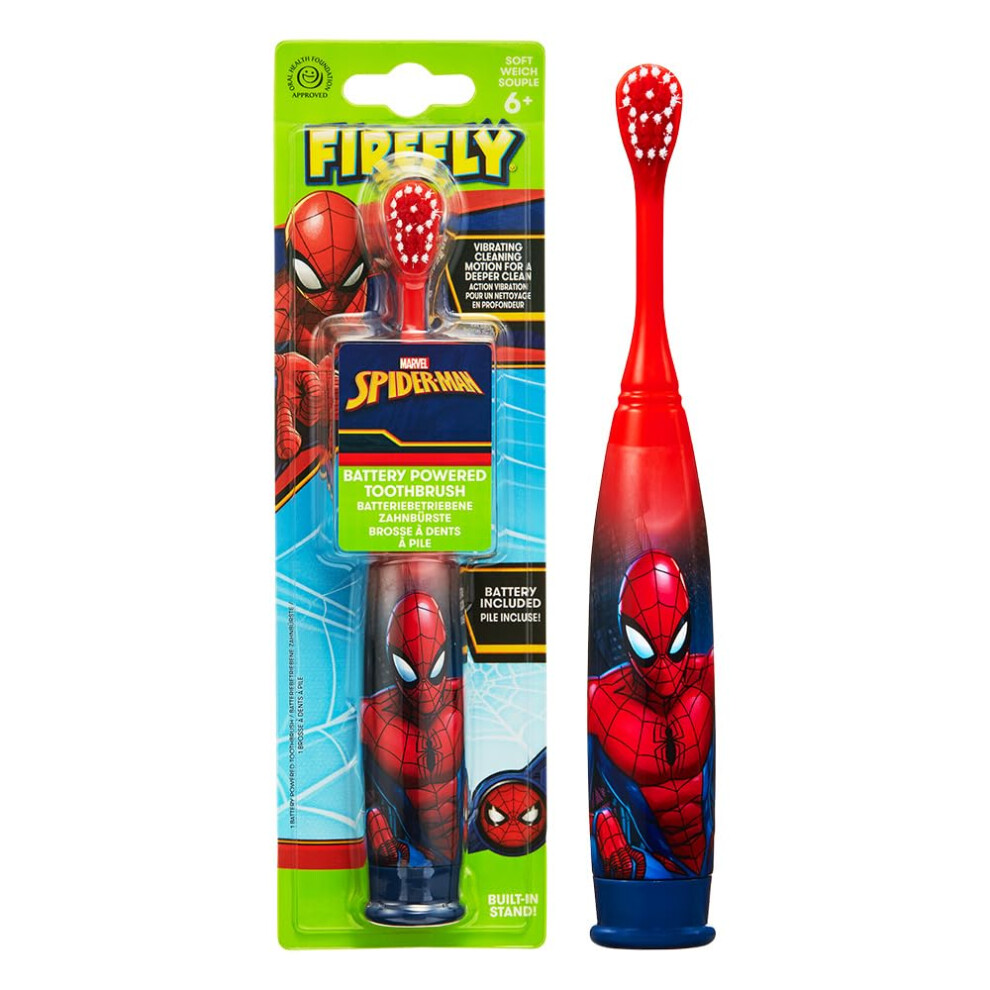Firefly Spiderman Turbo Power Toothbrush Â Electric Brush For Mighty