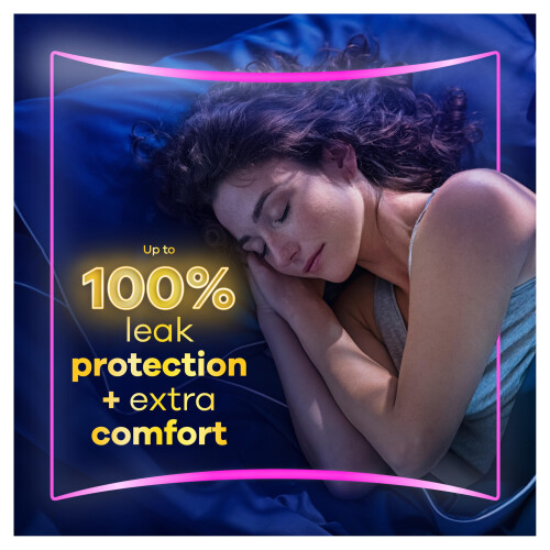 Always Always Platinum Secure Night Extra (Size 5) Sanitary Towels with 1