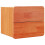 VidaXL vidaXL Bedside Table Wax Brown 39 x 34 x 33 cm Solid pinewood 5