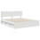 VidaXL vidaXL Bed Frame with Headboard White 180 x 200 cm Solid Pine Wood 4