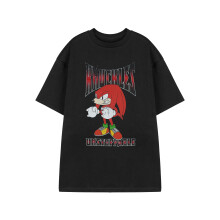 (XXX-Large) Sonic the Hedgehog Short Sleeved T-Shirt (Mens Black)