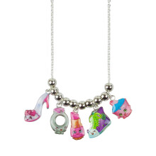 Shopkins Chain Necklace (Girls Silver)