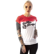 (Medium) DC Comics Suicide Squad Short Sleeved T-Shirt (Womens White)