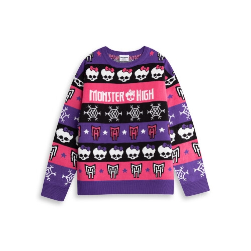Monster High (Small) Monster High Christmas Jumper (Womens Multicoloured)