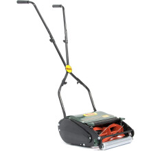 Webb WEH12R Manual Hand Push Cylinder Lawnmower with Roller, Adjustable Cutting Heights, 30cm Cutting Width and 18L Collection Bager with Roller,