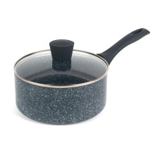 Russell Hobbs Saucepan Lid NonStick 20cm Nightfall Stone Blue Marble