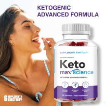 Keto Max Science Ketogenic Advance Formula Gummies 3 Monthly Supply 180 Gummies