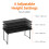 Amazon Basics 4-Foot Folding Table with Adjustable Height 1