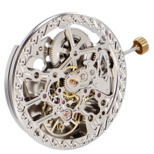 Jewel Mechanical Watch Movement with Radiation Pattern for DIY Watch Repair