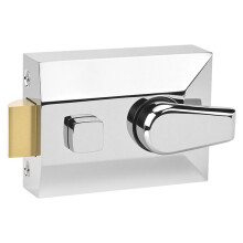 Single Tongue Lock for Anti-Theft and Entrance Doors, Keyed Alike with Copper Components