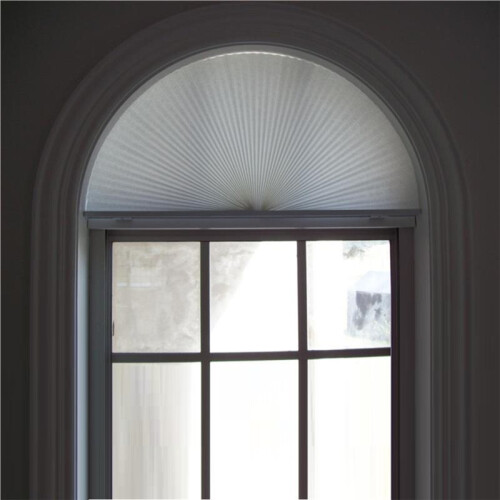 Custom Arched Honeycomb Blinds for Window Shapes - Semicircular Cellular Shades