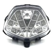 Motorcycle LED Taillight Brake Turn Signal Light for CBR125 CBR250R CBR300 CB300F White