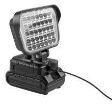 Magnetic Work Light with Rechargeable Battery for Auto Repair and Maintenance Long-Lasting Wide- Outdoor Flashlight