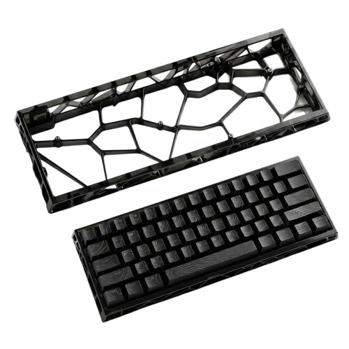 Keyboard Case, Mechanical Keyboard Shell, Transparent Keyboard Housing for GH60 Wooting60 MAD60 1