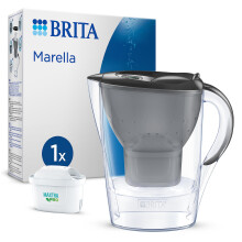BRITA Marella Water Filter Jug Graphite (2.4L) incl. 1x MAXTRA PRO