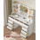 VASAGLE VASAGLE KAILYN Collection - Dressing Table with LED Mirror 4