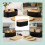 Retro Bread Bin Kitchen Set (4-Piece) – Bread Bin, Wall Pot Holder, Splash Guards & Bread Box 7