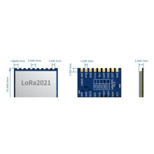 LoRa LR1121 Wireless RF Module Sub-GHz Satellite Band Wireless Lora RF Module 2.6 Mbps Data Rate 433MHz