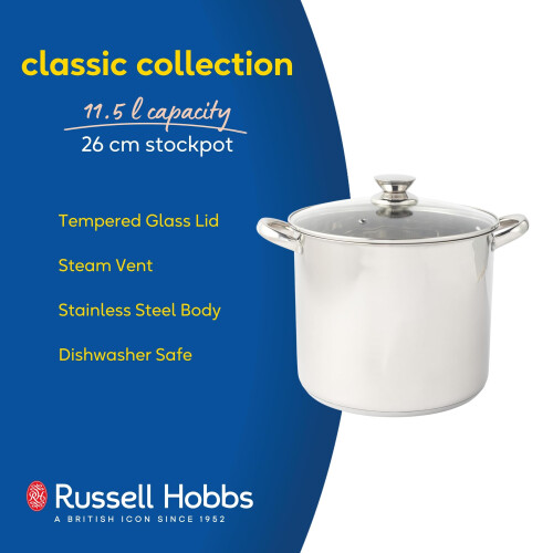 Russell Hobbs Russell Hobbs Classic Collection 26 cm Stockpot 1