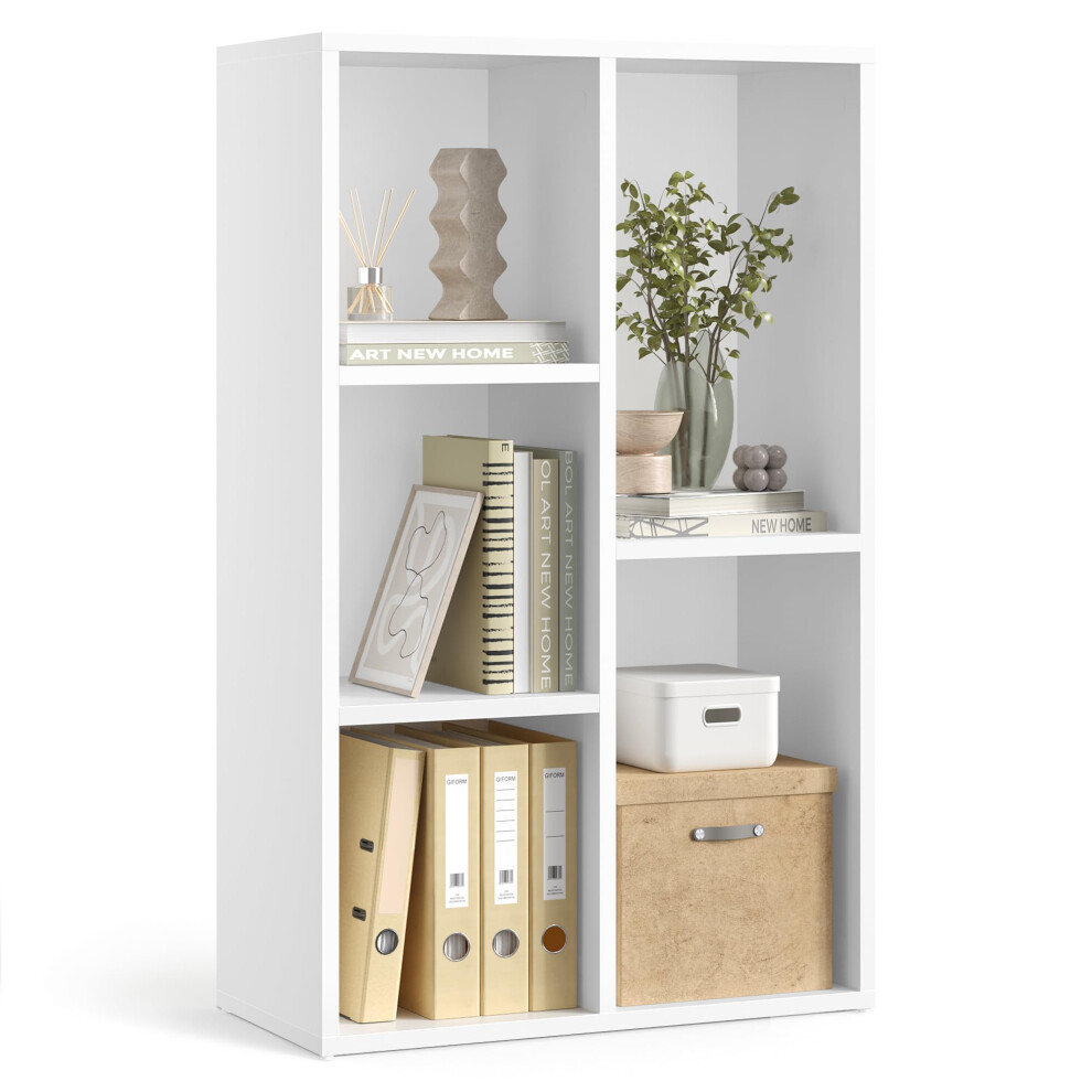 Vasagle Bookcase - Bookshelf - Storage Shelf With 5 Compartments