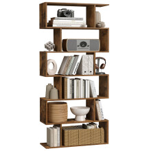 VASAGLE Bookshelf - 6-Tier Bookcase - 24 x 70 x 191.6 cm