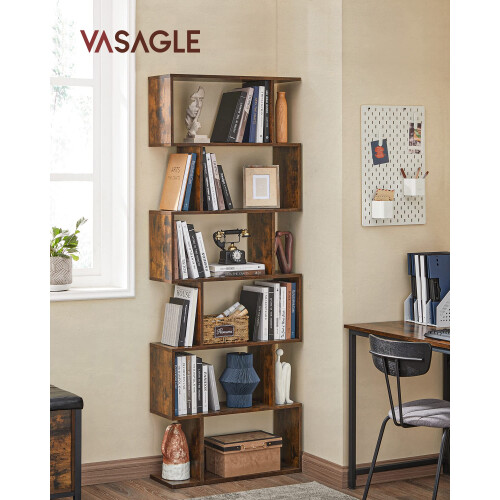 VASAGLE VASAGLE Bookshelf - 6-Tier Bookcase - 24 x 70 x 191.6 cm 1