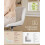VASAGLE VASAGLE Dressing Table Chair - Height Adjustable Bar Stool with Back 4