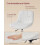 VASAGLE VASAGLE Dressing Table Chair - Height Adjustable Bar Stool with Back 6