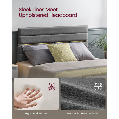 VASAGLE VASAGLE Double Bed Frame - for 135 x 190 cm Mattress 2
