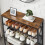 VASAGLE VASAGLE 5-Layer Shoe Rack - High Shoe Storage with 4 Mesh Shelves and 6