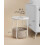 VASAGLE VASAGLE Collection - Side Table - Round End Table with Fabric Basket 6