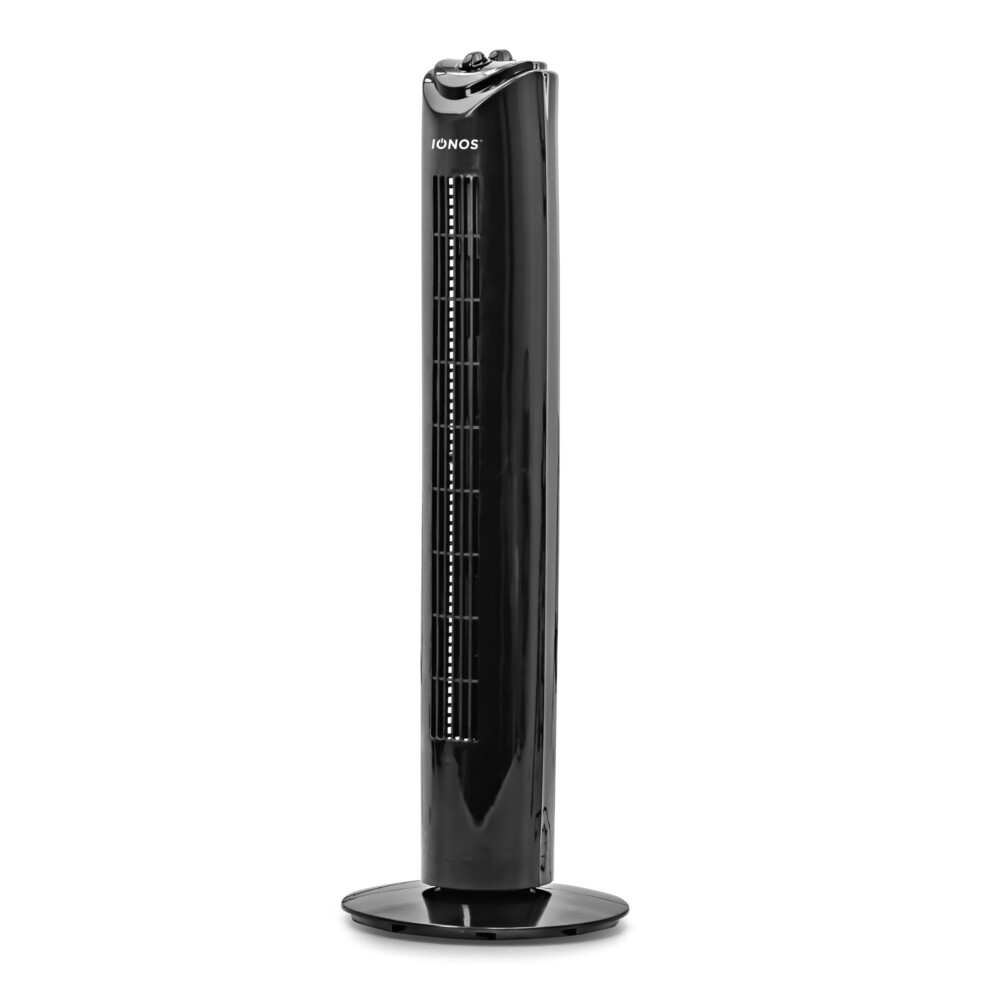Status Ionos 32 Inch Oscillating Tower Fan, 3 Speeds, Black