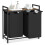 VASAGLE VASAGLE Laundry Basket - 2-Compartment Laundry Hamper 1