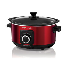 Morphy Richards Slow Cooker Sear and Stew 460014 3.5L Red Slowcooker
