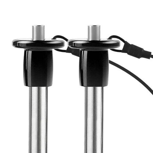2 Pack 304 Stainless Steel Quick Release Pin  Locking Pin with Push Button Round Handle Lanyard Usable Length 30mm 1