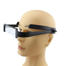 Lupa de Diadema Ajustable con 4 Lentes: 1,6 X, 2,0 X, 2,5 X y 3,5 X para Joyería y Manualidades.