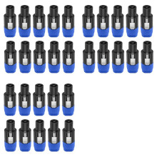 30PC 4Pin NL4FC Speaker Connector Ohm Plug Speaker Audio Cable Adapter Twist Lock 4Pin Speakon Female Jack Accessories,A