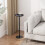 TUTOTAK Tall Round Side Table Small End Table Drink Table Pedestal Sid 1