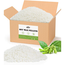 Soy Wax, BOYUJK Premium Natural Candle Wax, 100% Soy Wax for Candle Making from Organic Farm, No additives, Harmless and Pure (5KG)