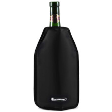 Le Creuset Wine Accessories Wine Bottle Cooler Sleeve- Black