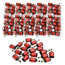 Holographic Rose Red Party Poppers – Pack of 20 Indoor Celebration Table Poppers